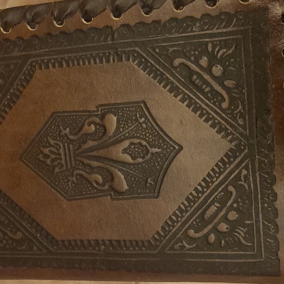 NWOT Hand Tooled Leather 5×7 Journal - Picture 5 of 5